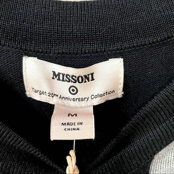 NWT Missoni for Target Zig Zag Sweater Sleeveless Dress Stripes and Chevron Sz M - Picture 7 of 10